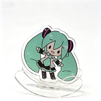 Cosplay Prop Display - Decoração de brinquedo acrílico Hatsune Miku,