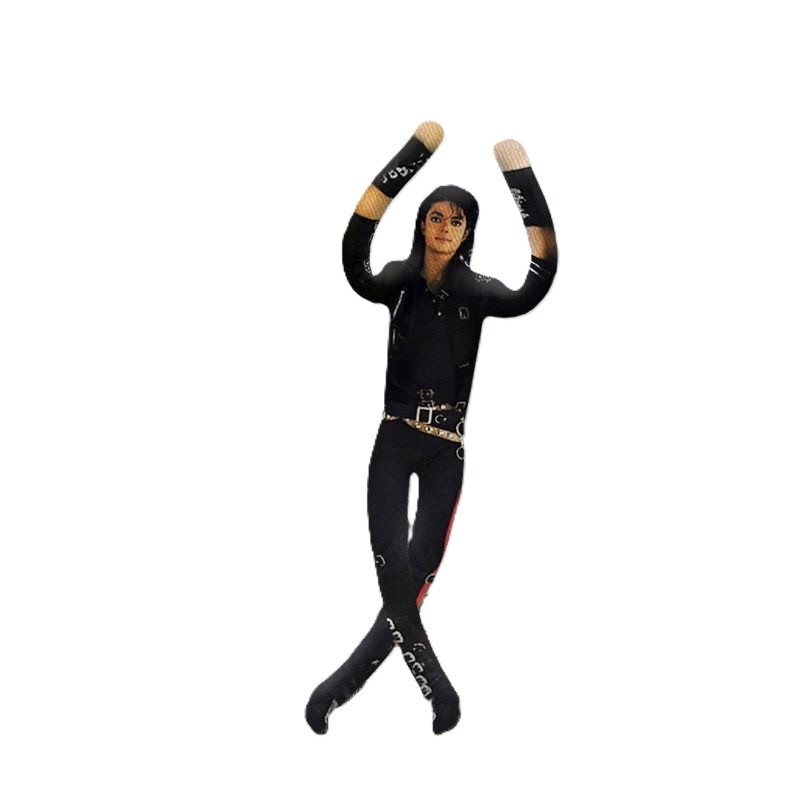 Evoker Cosplay Prop - Boneco de Pelúcia Articulado Michael Jackson