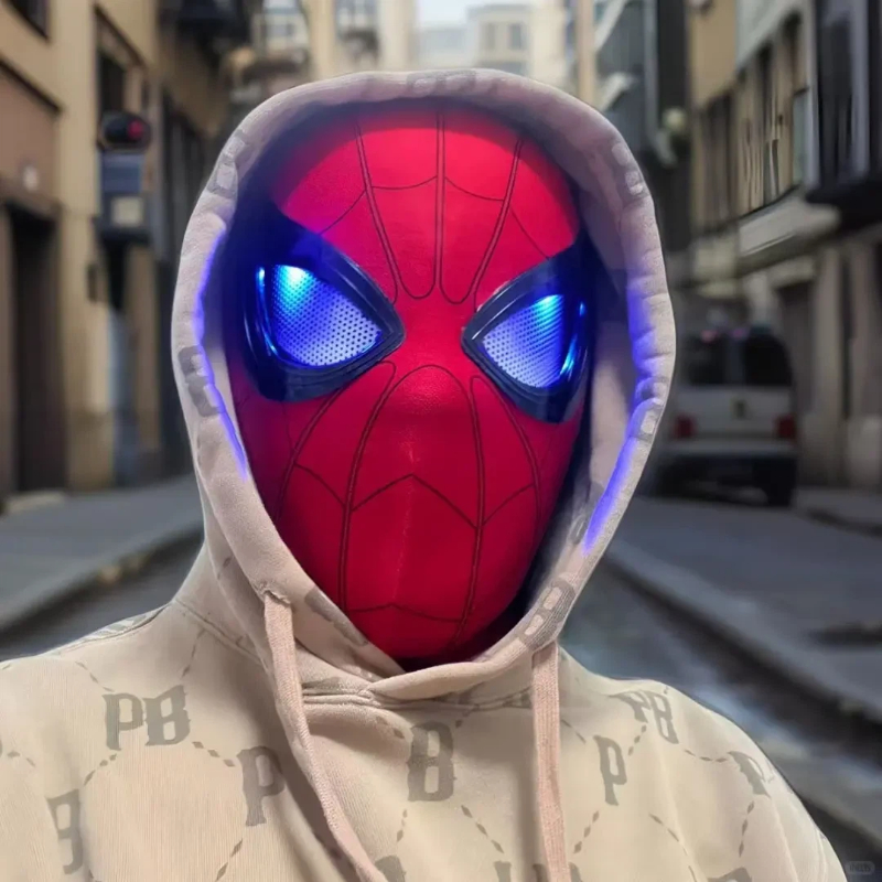 Máscara do Homem-Aranha com Ol - Cosplay Prop Display avaliação e preço