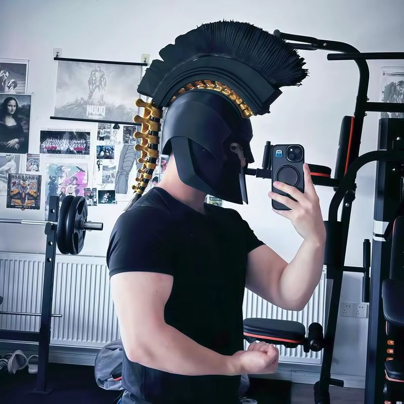 Capacete Agamemnon de Odisseia - Cosplay Prop Display avaliação e preço