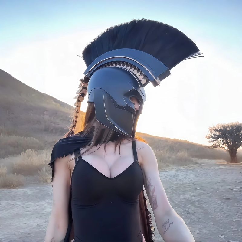 Capacete Agamemnon de Odisseia - Cosplay Prop Display avaliação e preço