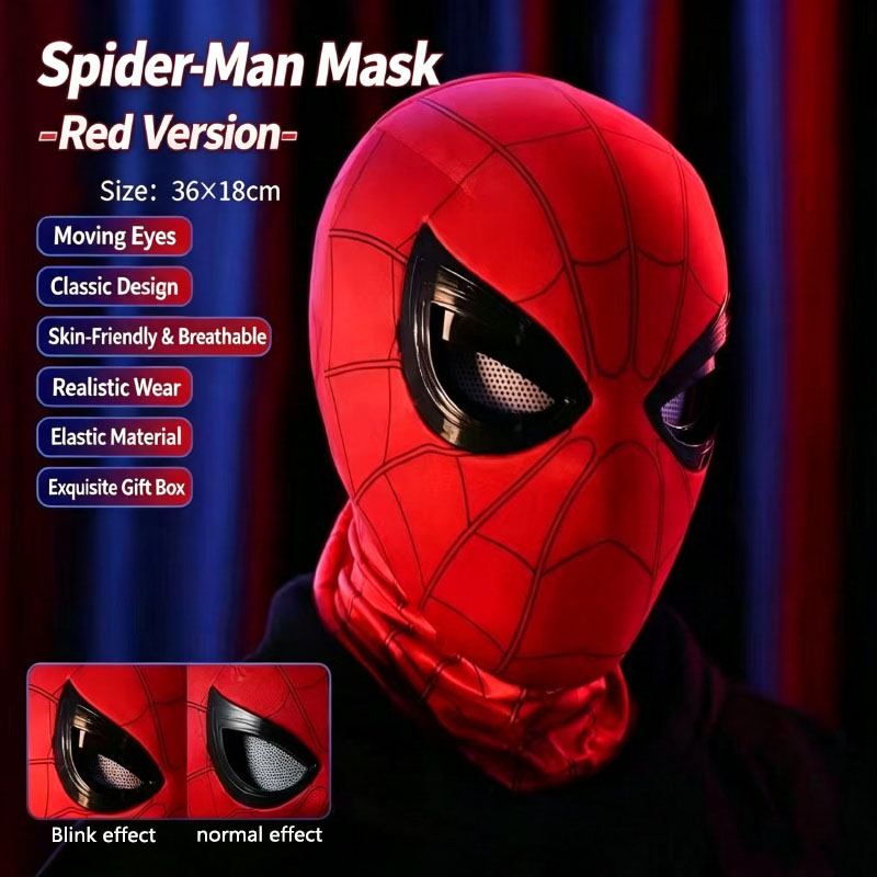 Máscara do Homem-Aranha com Ol - Cosplay Prop Display avaliação e preço