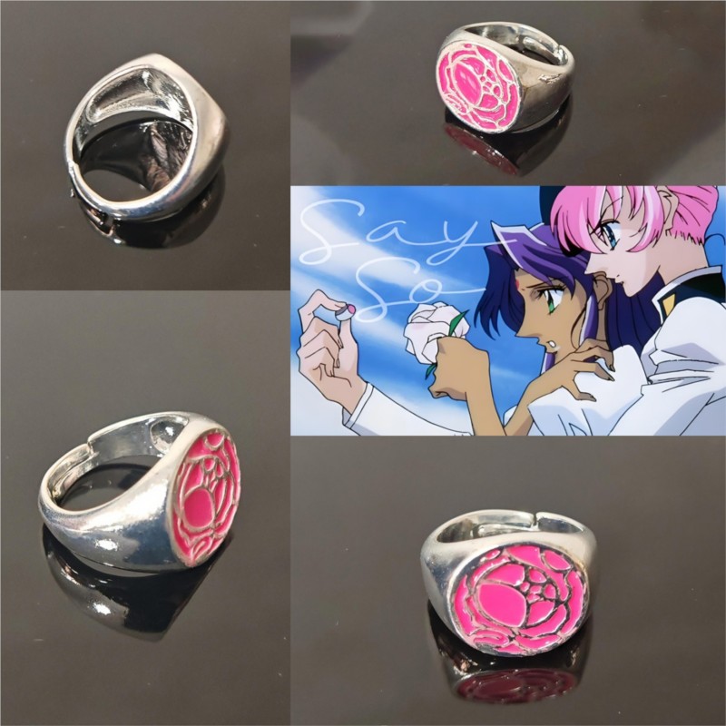 Anel Rosa Pink Tenjou Utena, A - Cosplay Floating Prop avaliação e preço